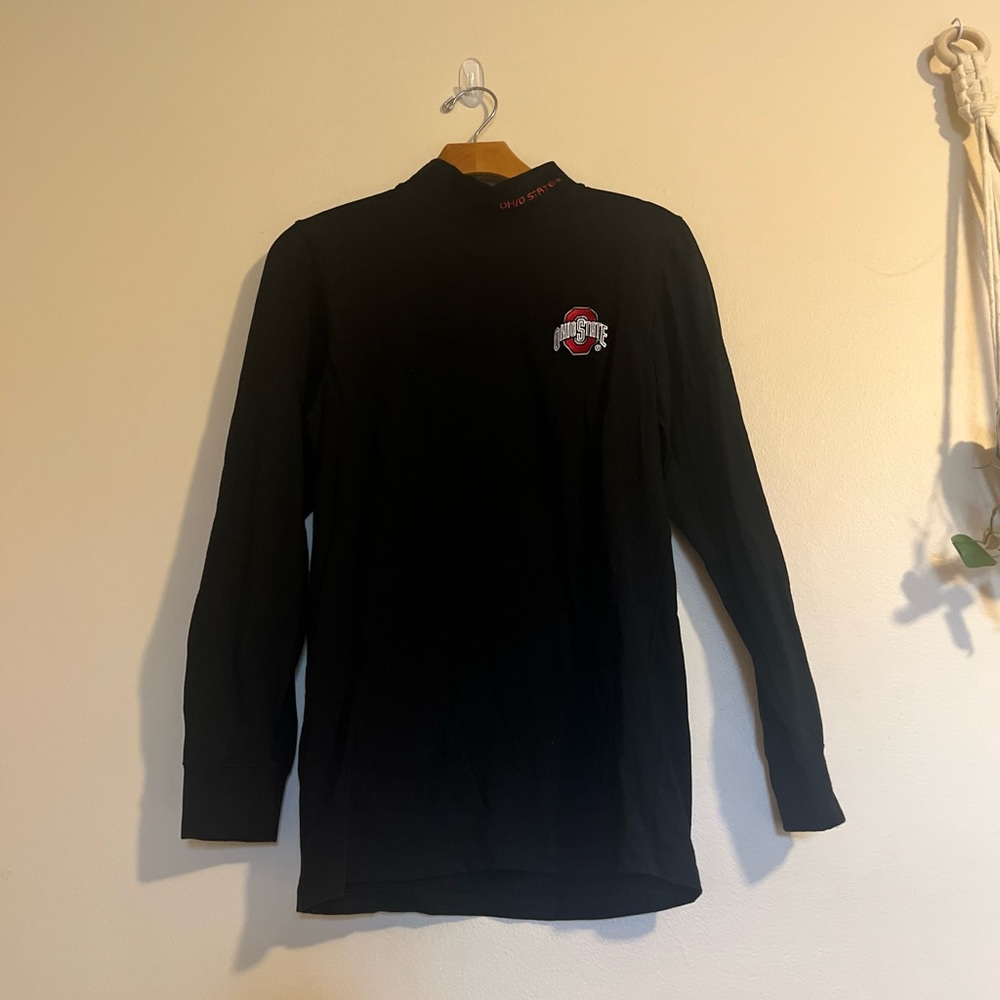 Small Black Ohio State Turtleneck
